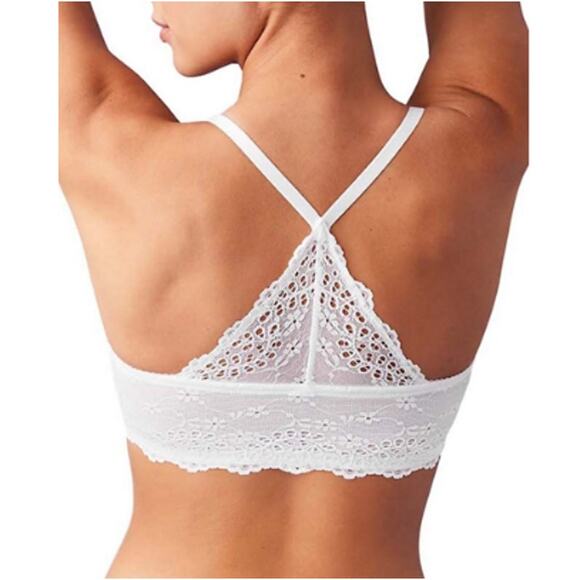 NEW MACY’S B.TEMPTED Inspired Eyelet Front Close T-Shirt Bra Size 36DD - Picture 2 of 7